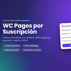 WC Pago Suscripción